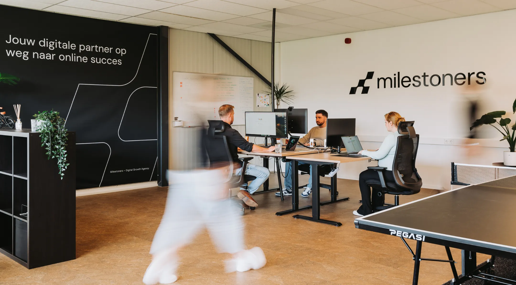 Milestoners kantoor.